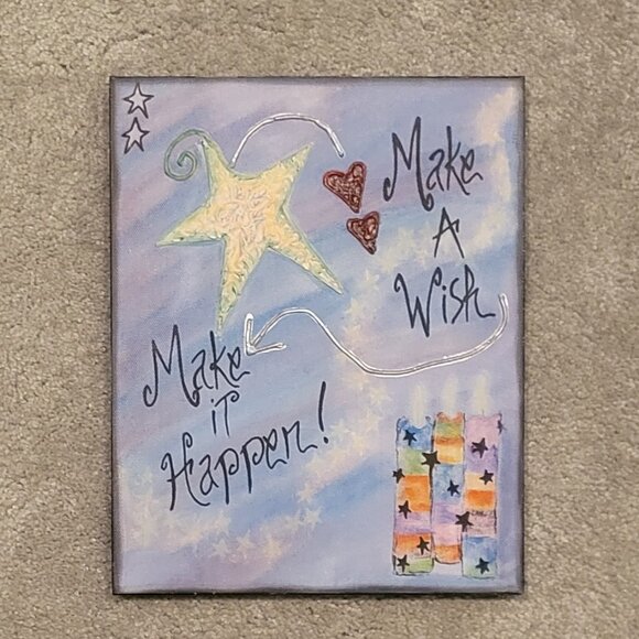 RHONDA KULLBERG Signed Hand Painted Inspirational Quotes Wall Art-Set of 3 - Picture 6 of 14